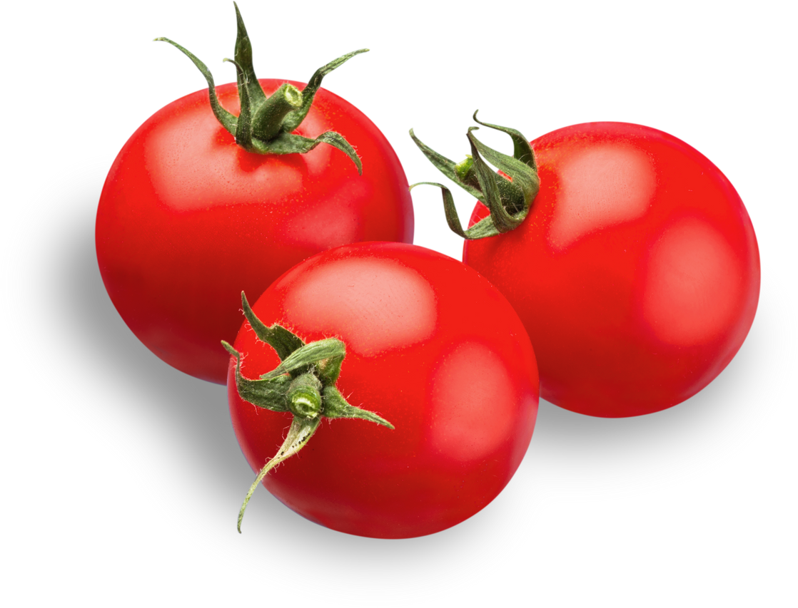 Three Fresh Tomatoes